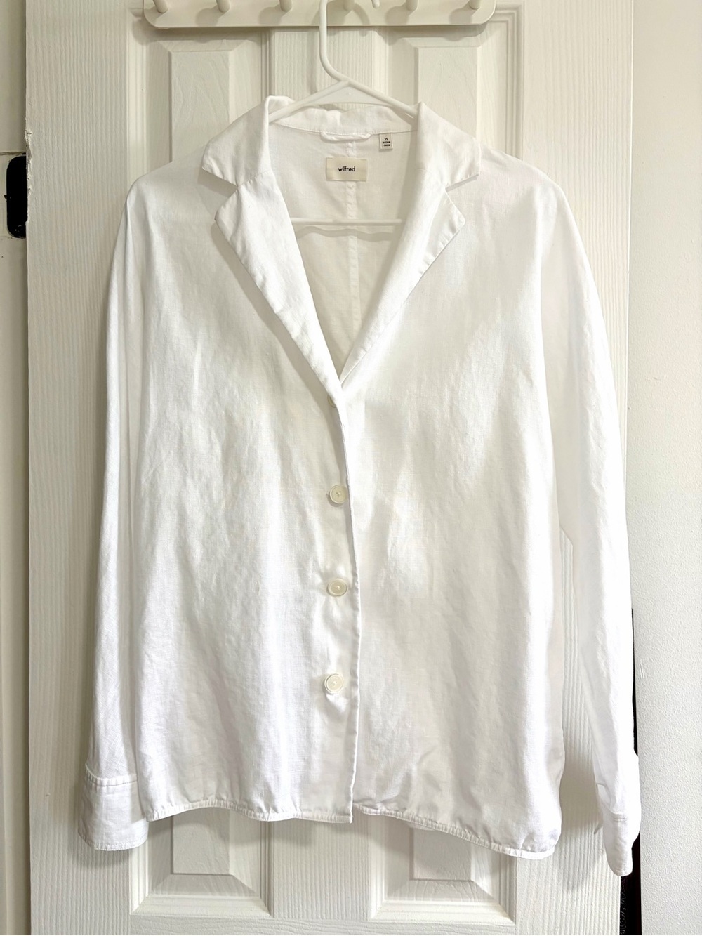 Wilfred Organic Linen White Shirts